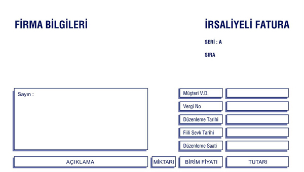 İrsaliyeli Fatura Nedir ?