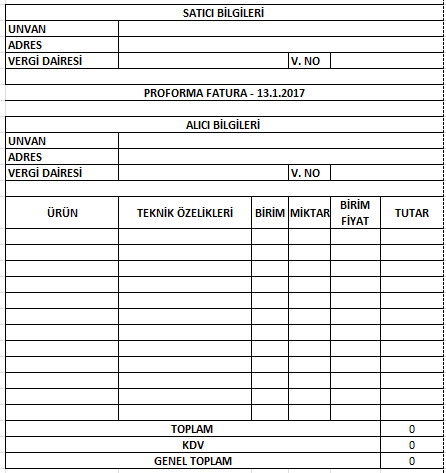 Navlun faturası örneği pdf